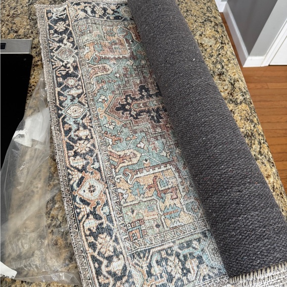 Vintage Style Area Rug (runner) with Intricate Patterns - Picture 1 of 6